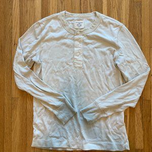 Buck Mason Field Spec Cotton Henley in Natural
